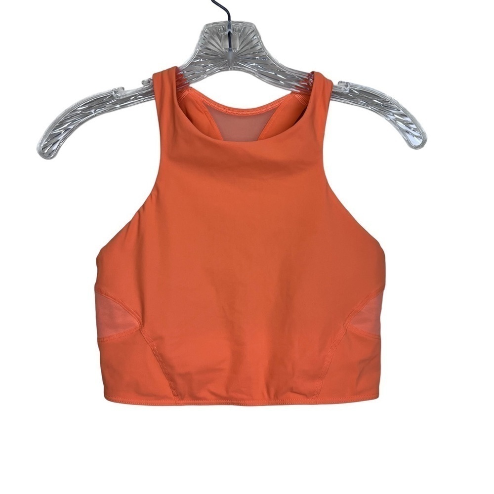 Lululemon Mesh-Back Train Bra Orange Frappe